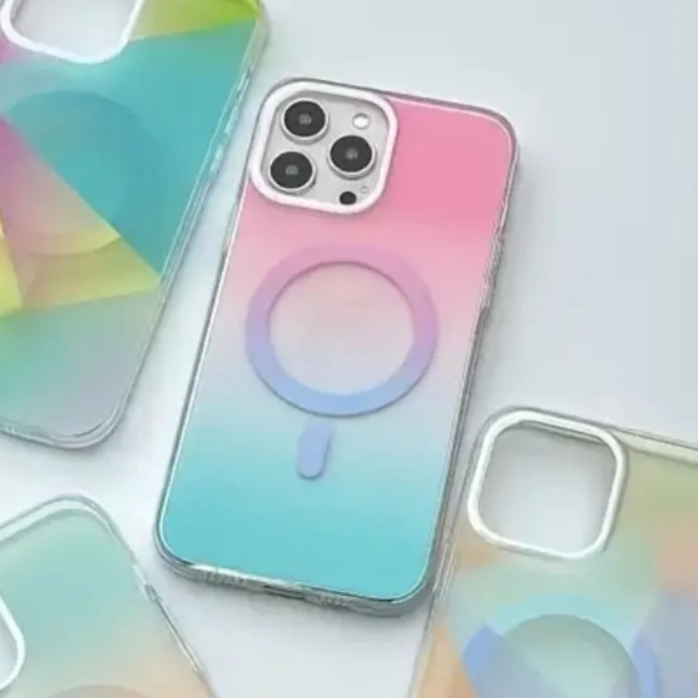 Brand New Apple IPhone 14 pro max Colorful Magnetic wireless charge Phone Case